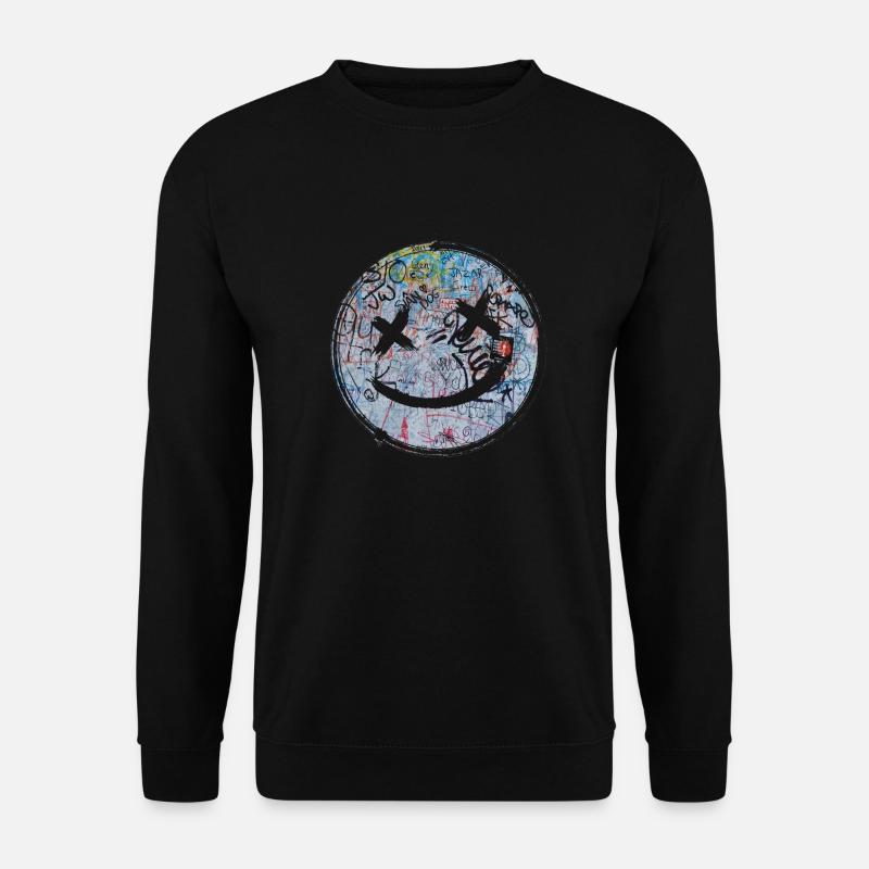 Graffiti-Stil Splash Hip-Hop-Farben Malerfarbe - Unisex Pullover - Schwarz