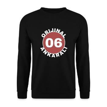 Ankara - Unisex Sweatshirt - black - Front - Alina (178cm) & Michal (187cm)
