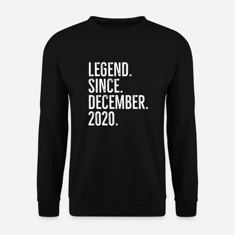 Legende seit Dezember 2020 - Unisex Pullover - Schwarz