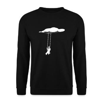 Celestial Swing Ride - Unisex Sweatshirt - black - Front - Alina (178cm) & Michal (187cm)