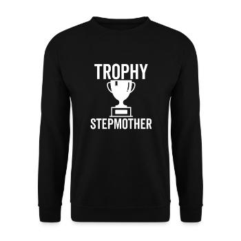 Trophäe Stiefmutter - Unisex Pullover - Schwarz - Vorne - Alina (178cm) & Michal (187cm)