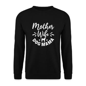 Redbone Coonhound Dog Gift - Unisex Sweatshirt - black - Front - Alina (178cm) & Michal (187cm)