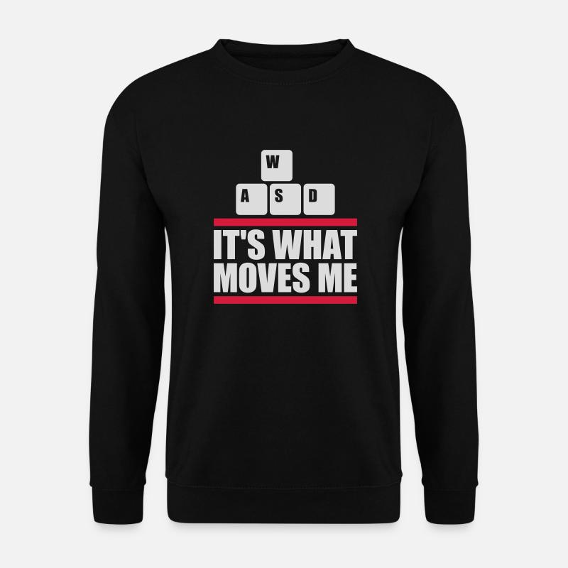 c’est ce qui m’émeut - Sweat-shirt Unisexe - noir