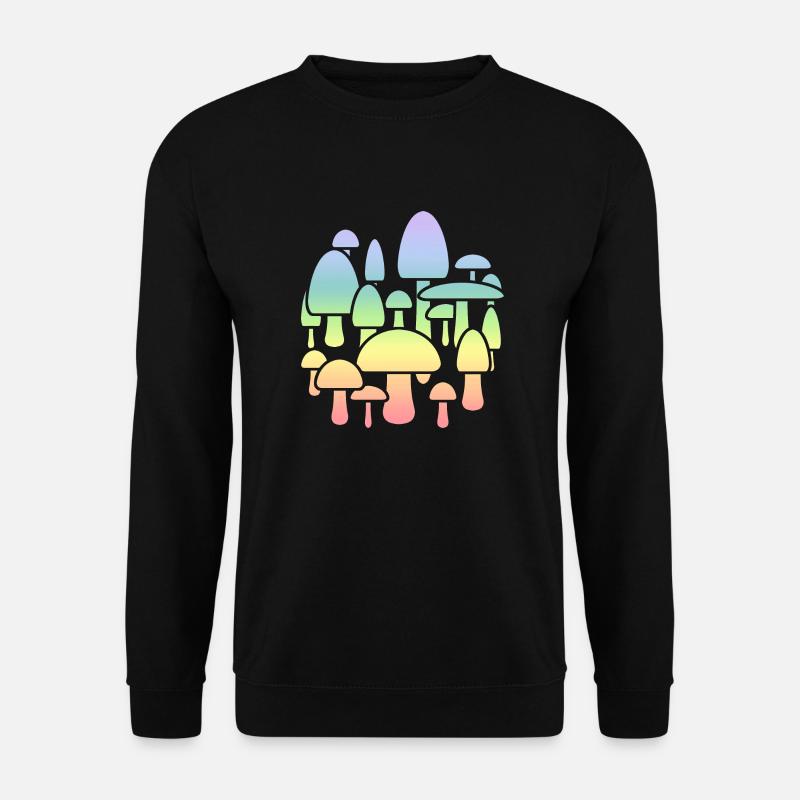 Mushroom - Unisex Sweatshirt - black