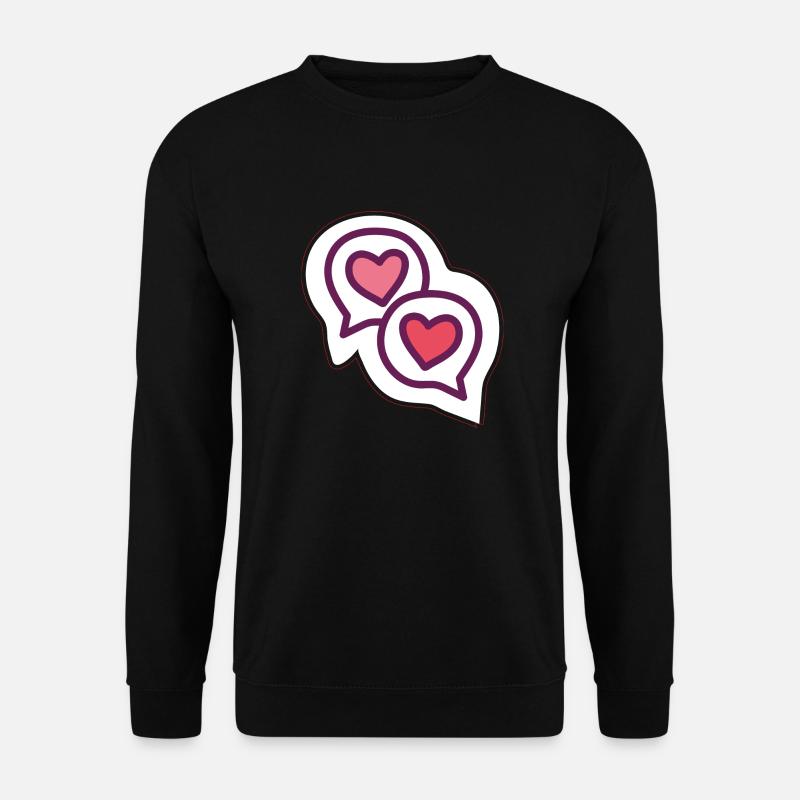 Plaudern - Unisex Pullover - Schwarz