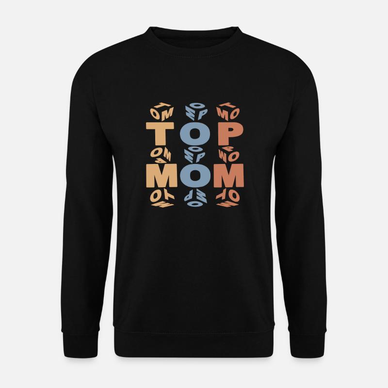 TOP MAMA colorful - Unisex Pullover - Schwarz