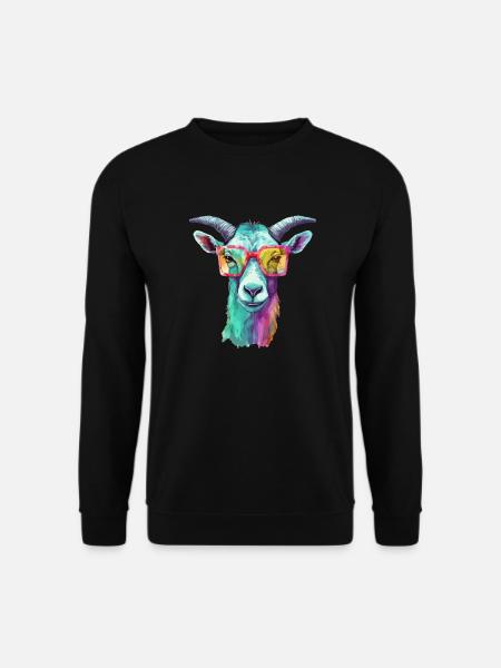 Biki the goat - Unisex Sweatshirt - black