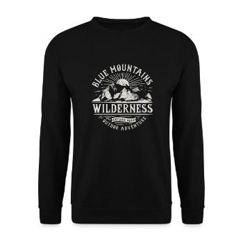 Into the wilderness - Unisex Pullover - Schwarz - Vorne - Alina (178cm) & Michal (187cm)