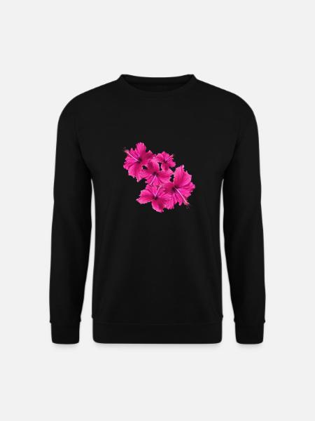 Hibiscus,Fleur,Lotus,Fleur ,Floral - Sweat-shirt Unisexe - noir