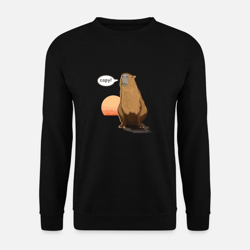 Capybara - Unisex Sweatshirt - black
