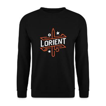 lorient - Sweat-shirt Unisexe - noir - Devant - Alina (178cm) & Michal (187cm)