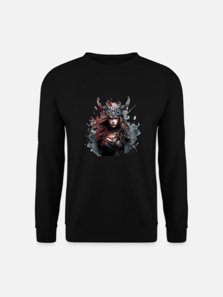 Schildmaid & Valküren Design für Wikinger Fans - Unisex Pullover - Schwarz