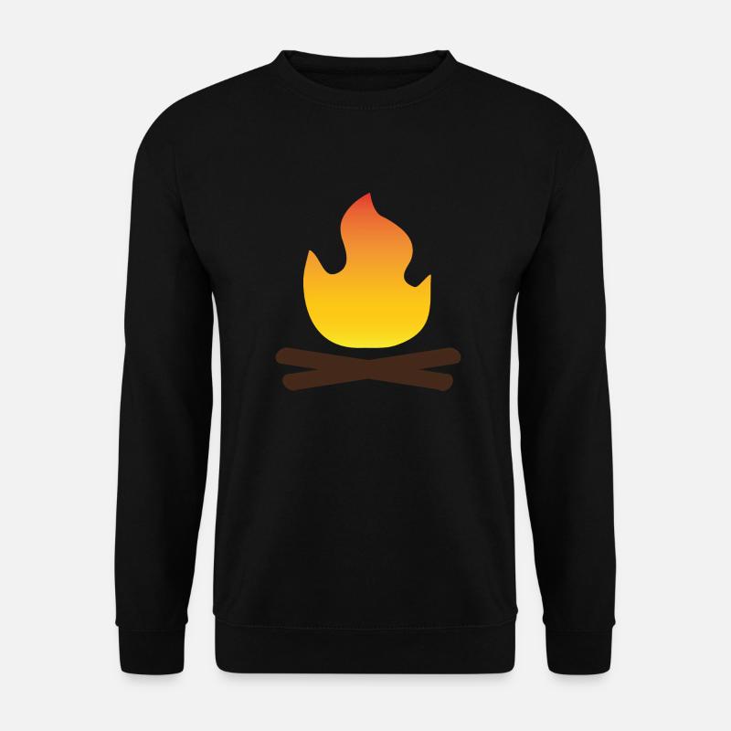 Lagerfeuer - Unisex Pullover - Schwarz