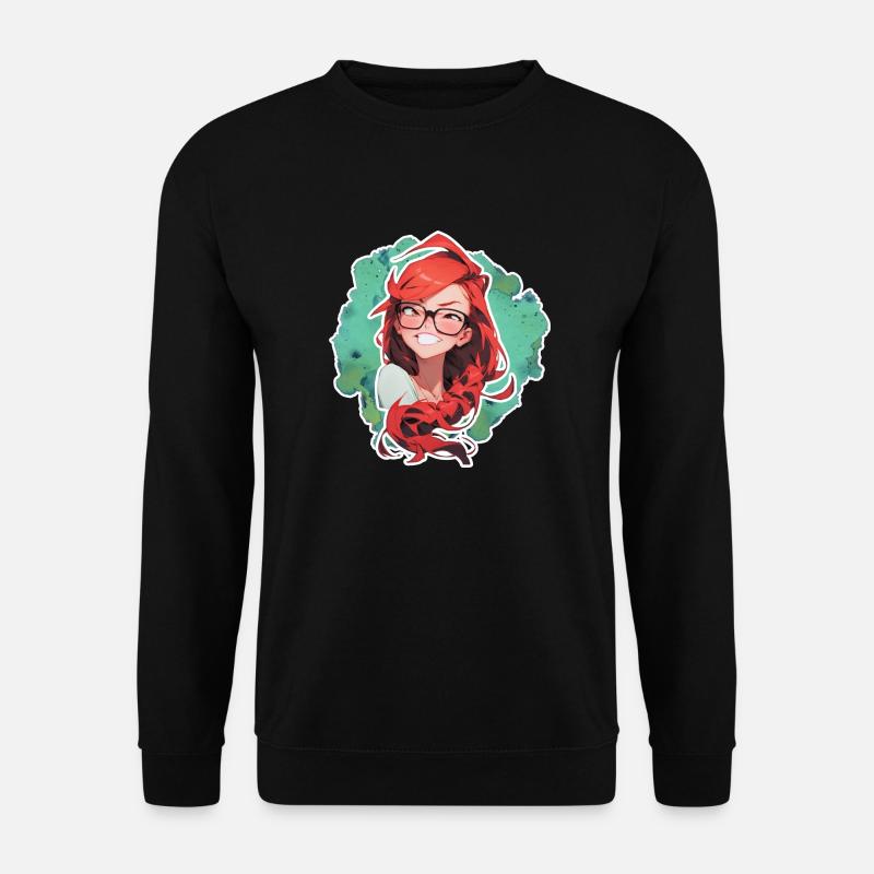 Frau Soline klein - Unisex Pullover - Schwarz