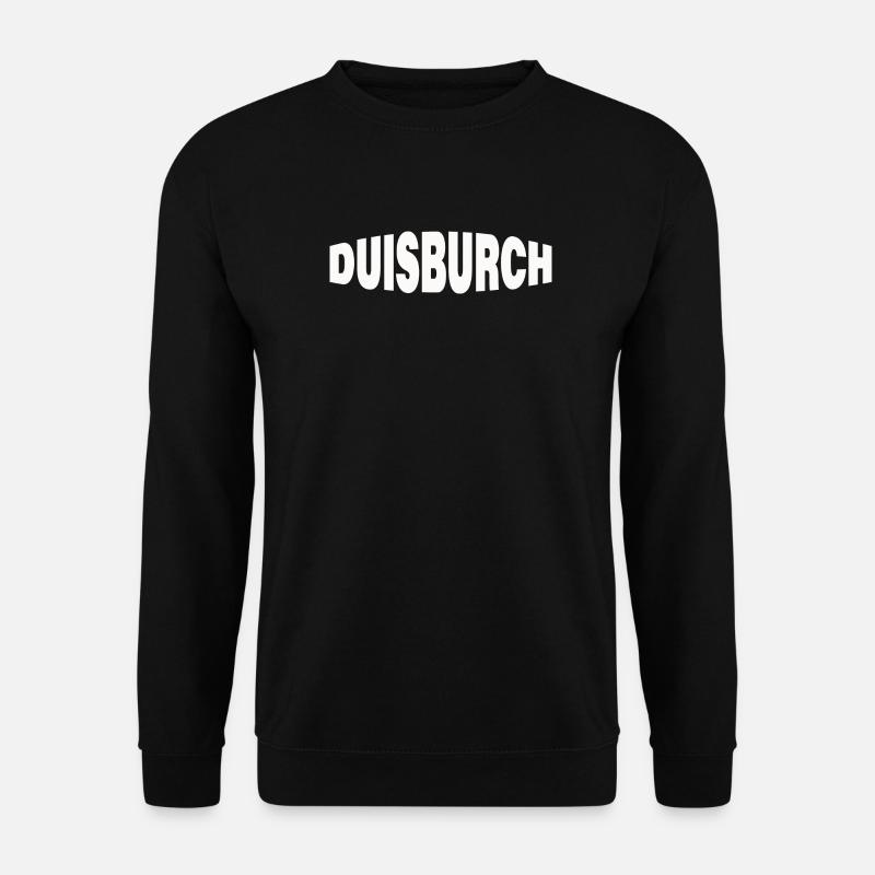 DUISBURCH - Unisex Pullover - Schwarz