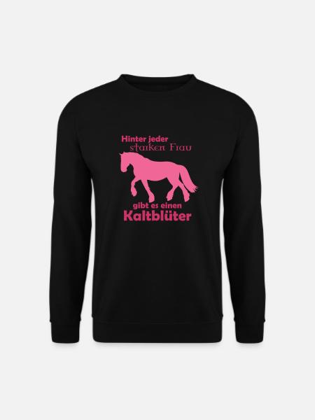 Kaltblut Motiv 2 - Unisex Pullover - Schwarz