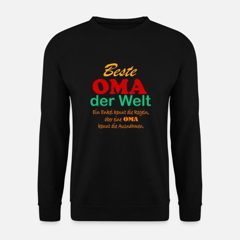 Beste Oma der Welt - Unisex Pullover - Schwarz