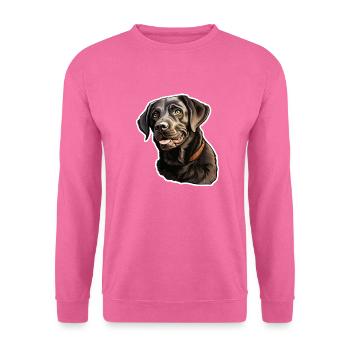 Labrador Retriever cute - Unisex Sweatshirt - pink - Front