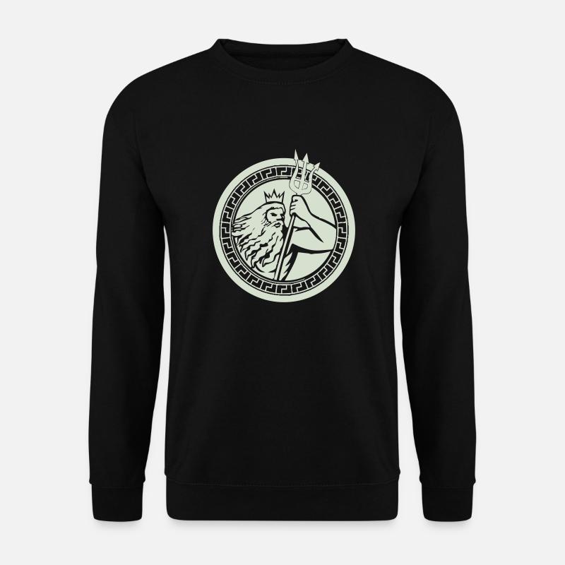 Poseidon Triton - Unisex Sweatshirt - black