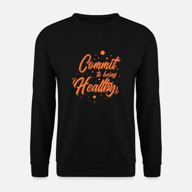 Being Healthy - Unisex Pullover - Schwarz