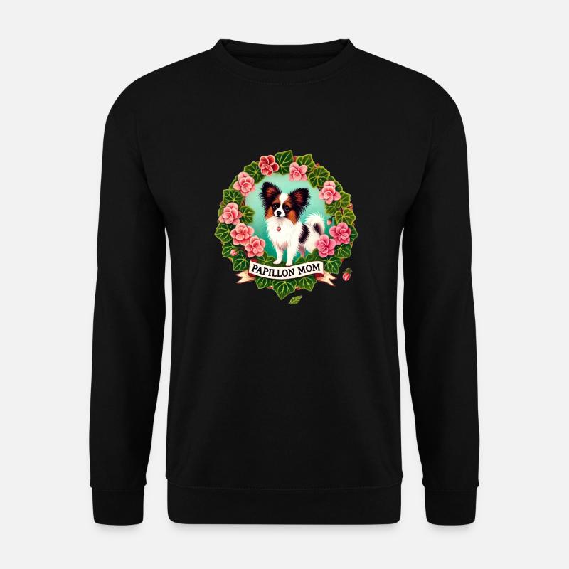 Papillon Mama - Unisex Pullover - Schwarz