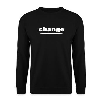 Changement - Sweat-shirt Unisexe - noir - Devant - Alina (178cm) & Michal (187cm)