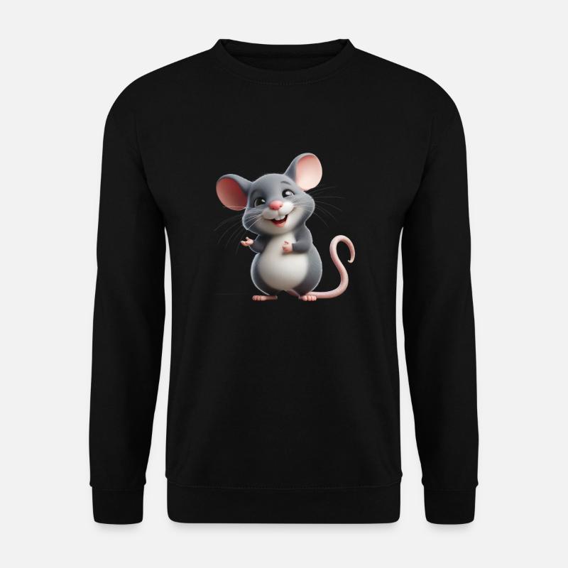 Maus 1 - Unisex Pullover - Schwarz