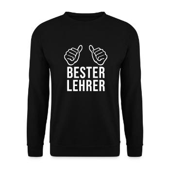Meilleur enseignant - Sweat-shirt Unisexe - noir - Devant - Alina (178cm) & Michal (187cm)