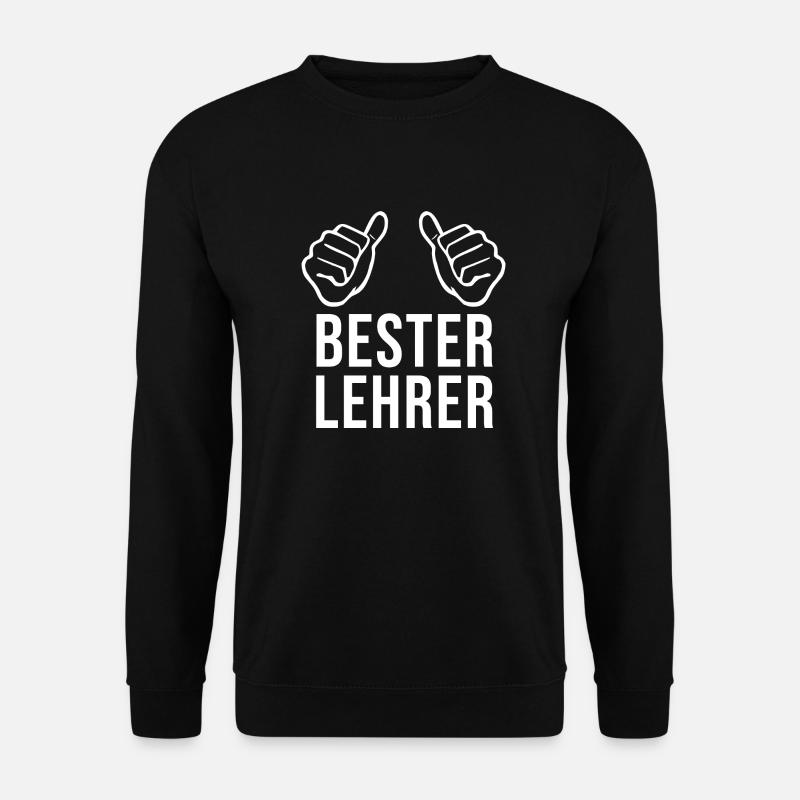 Bester Lehrer - Unisex Pullover - Schwarz