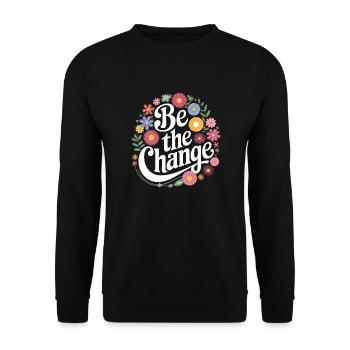 Altruisme Don désintéressé Donner d’école - Sweat-shirt Unisexe - noir - Devant - Alina (178cm) & Michal (187cm)