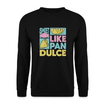 Design mignon pour Pan Dulce - Sweat-shirt Unisexe - noir - Devant - Alina (178cm) & Michal (187cm)