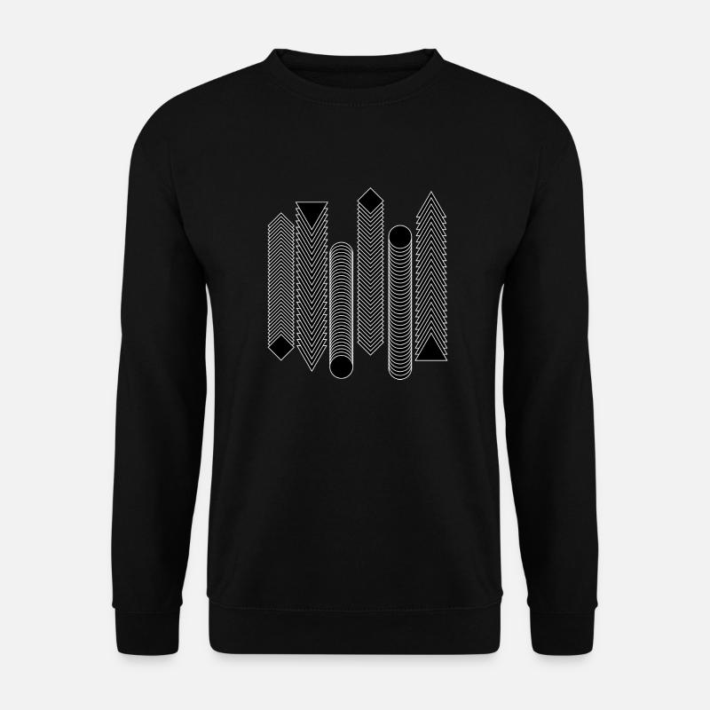 Conception de formes géométriques - Sweat-shirt Unisexe - noir