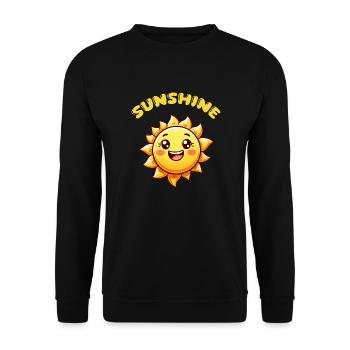 sonne comic - Unisex Pullover - Schwarz - Vorne - Alina (178cm) & Michal (187cm)