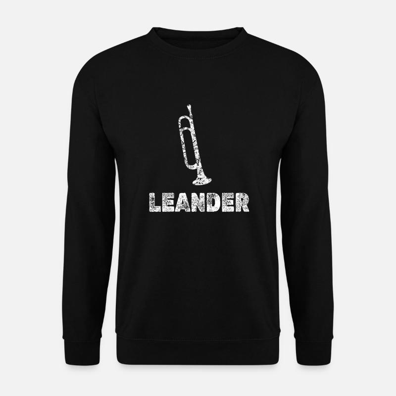 Blasmusik Leander - Unisex Pullover - Schwarz