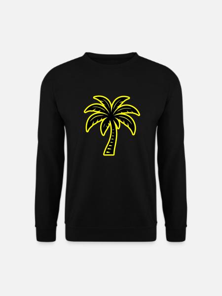 Palm Tree Icon - Unisex Sweatshirt - black