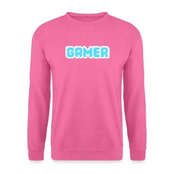 Gamer Pixel - Unisex Pullover - Pink - Vorne