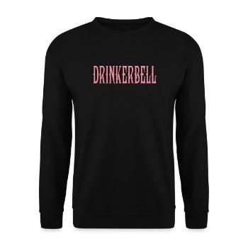 Cloche à boire - Sweat-shirt Unisexe - noir - Devant - Alina (178cm) & Michal (187cm)