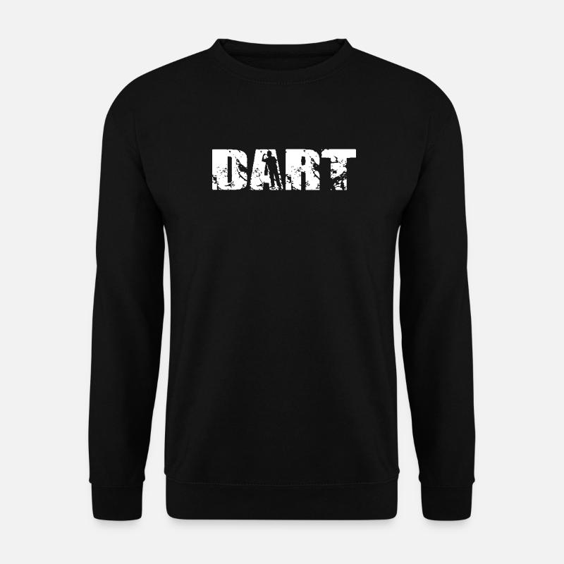 Klassisches Dart Design - Unisex Pullover - Schwarz