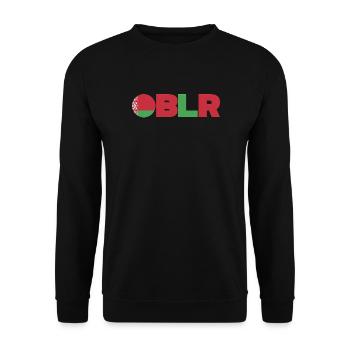 Belarus - Unisex Sweatshirt - black - Front - Alina (178cm) & Michal (187cm)