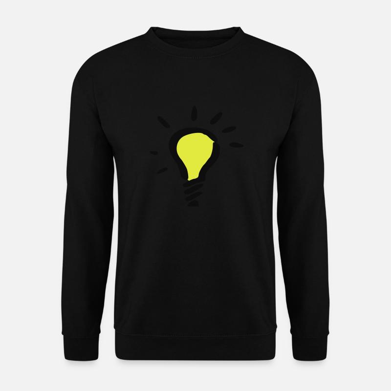 Glühbirne - Unisex Pullover - Schwarz