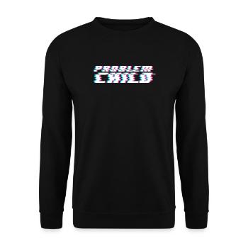 Problem Child - Unisex Pullover - Schwarz - Vorne - Alina (178cm) & Michal (187cm)