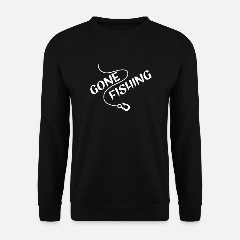 angeln - Unisex Pullover - Schwarz