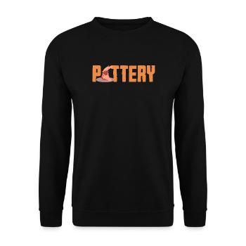 Pottery Creative Crafts Passion - Unisex Sweatshirt - black - Front - Alina (178cm) & Michal (187cm)