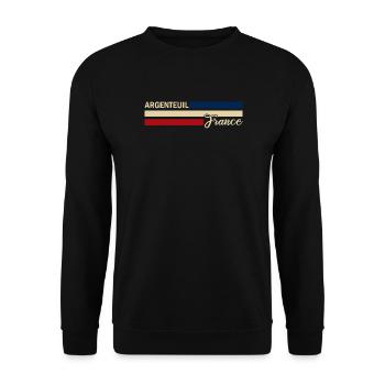 France_Argenteuil_Frankreich_01 - Unisex Pullover - Schwarz - Vorne - Alina (178cm) & Michal (187cm)
