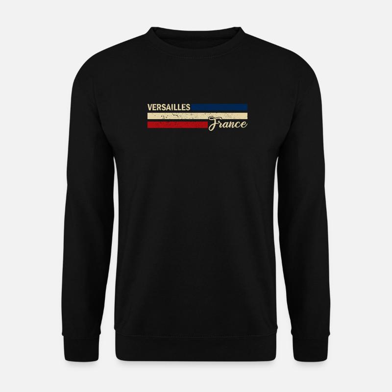 France - Versailles - Frankreich - Flagge - Unisex Pullover - Schwarz