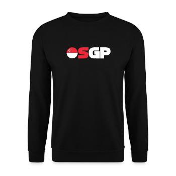 Singapur - Unisex Pullover - Schwarz - Vorne - Alina (178cm) & Michal (187cm)