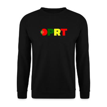 Portugal - Sweat-shirt Unisexe - noir - Devant - Alina (178cm) & Michal (187cm)