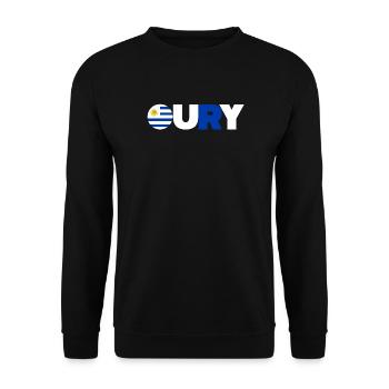 Uruguay - Unisex Pullover - Schwarz - Vorne - Alina (178cm) & Michal (187cm)