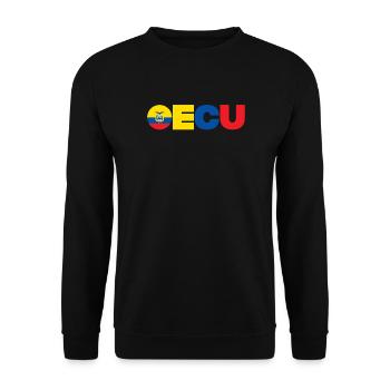 Ecuador - Unisex Sweatshirt - black - Front - Alina (178cm) & Michal (187cm)