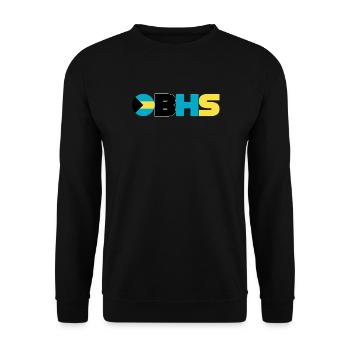 Bahamas - Unisex Sweatshirt - black - Front - Alina (178cm) & Michal (187cm)